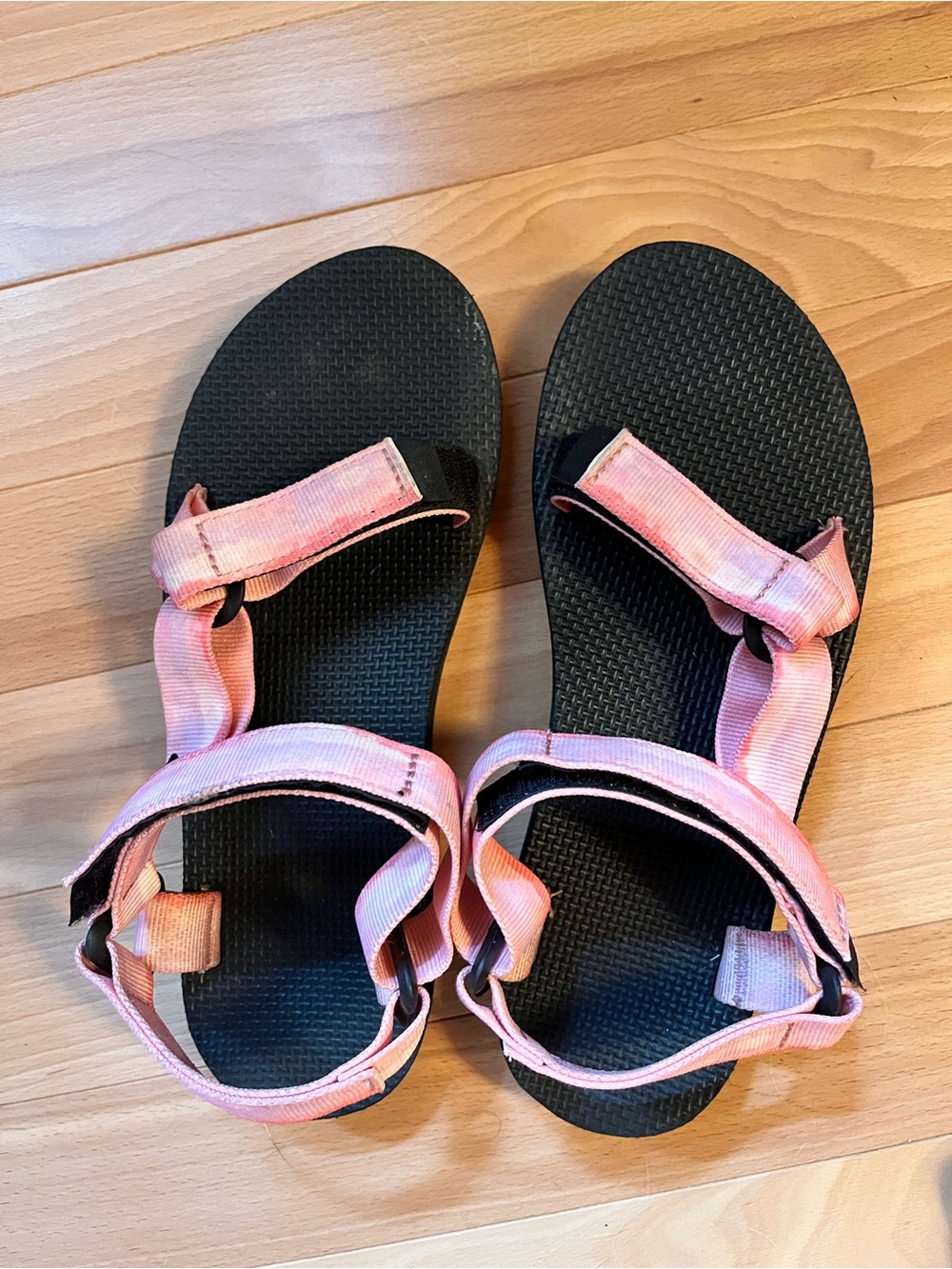 Tie Dye Pink Strap Teva